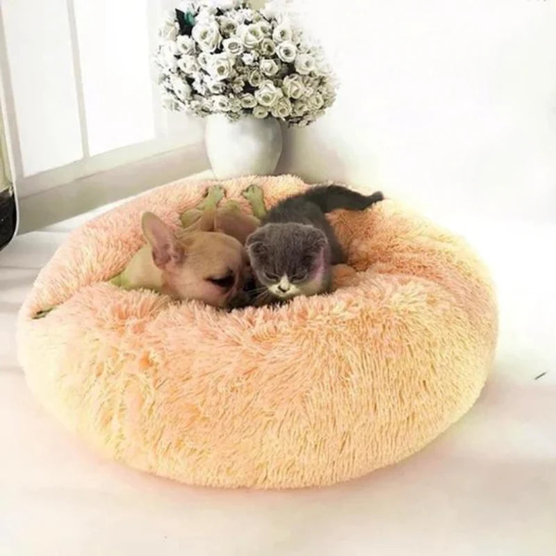 Calming Donut Cuddler Cat and Dog bed