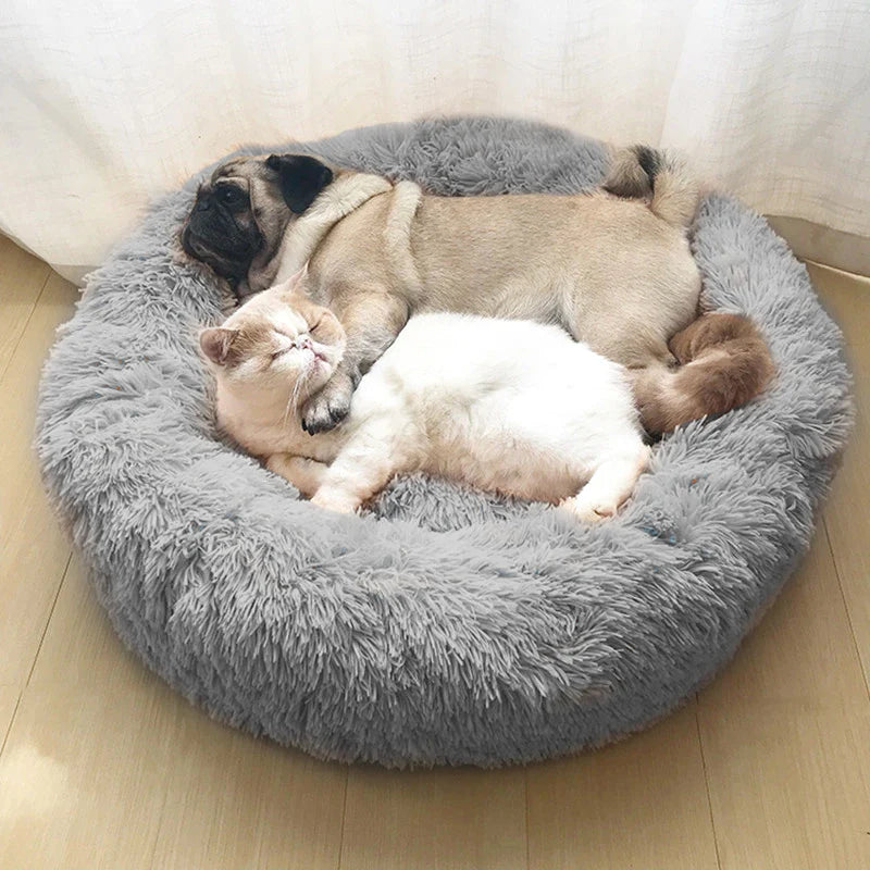 Calming Donut Cuddler Cat and Dog bed