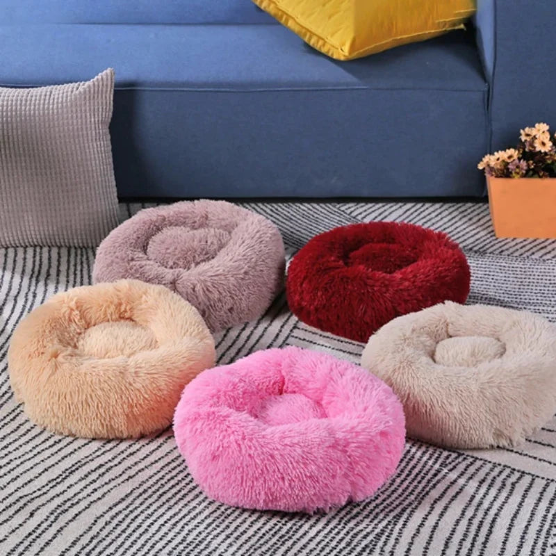 Calming Donut Cuddler Cat and Dog bed